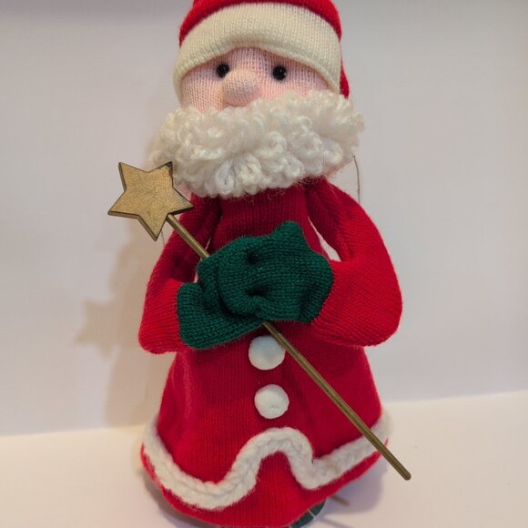 Vintage Hallmark 1986 Santa Tree Topper Christmas Holiday - Picture 2 of 5
